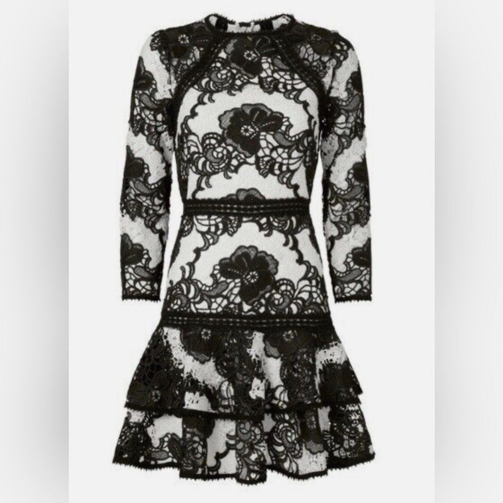 Alexis lace fully lined dress